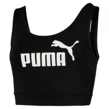 Puma Essential Crop Top Ladies - Black/White