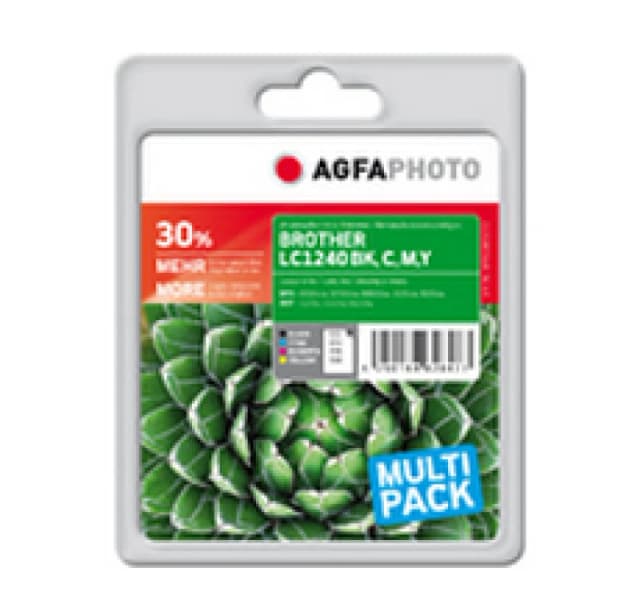 AgfaPhoto LC-1240 Value-Pack Black. Cyan. Magenta. Yellow