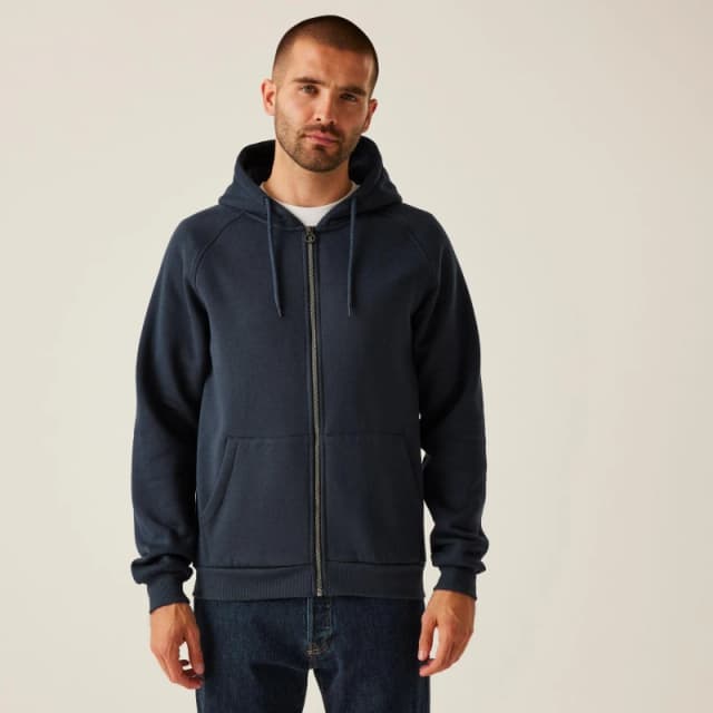 Regatta Mens Pro FZ Hoodie Navy male XS