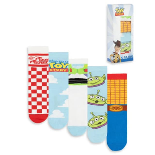 Disney Calf Socks Set of 5 Size: 7-11 Multi 7-11 Unisex 5063203289035