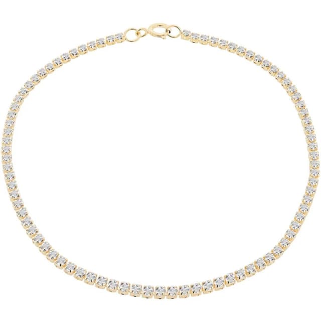 Be You 9ct Gold With CZ Tennis Bracelet Yellow Gold female 7.5in