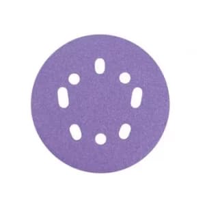 Trend Aluminium Oxide Orbital Sanding Disc 125mm x 240G (Pack 50)