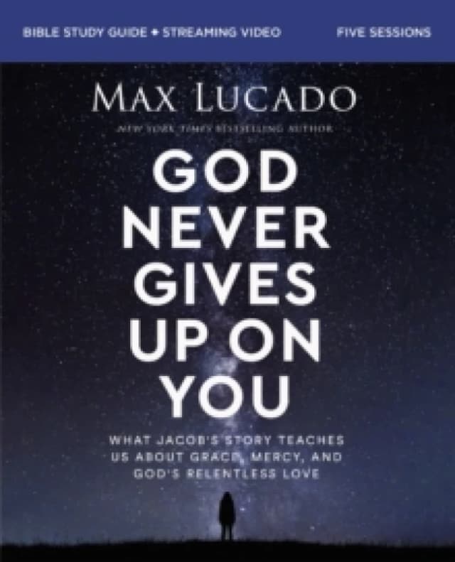 god never gives up on you bible study guide plus streaming video what jacob 9780310163046