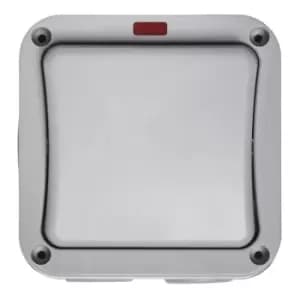 Zinc 1 Gang 1 Way IP66 20A Switch