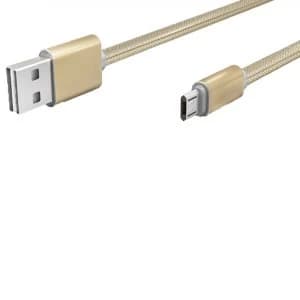 Mayhem Reversible Micro USB Cable - Gold