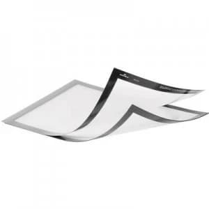 Durable 498523 Ad frame (magnetic) Silver (metallic) (W x H) 326mm x 236mm A4