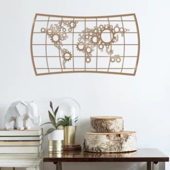 Wheel - Copper Copper Decorative Metal Wall Accessory