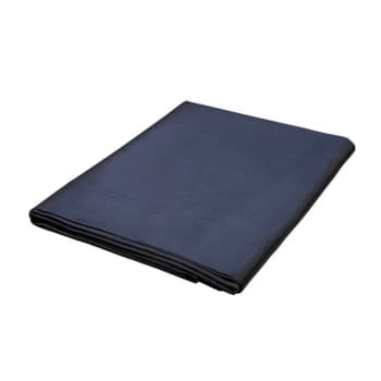 Bedeck of Belfast Fine Linens 600TC Plain Dye Flat Sheet - MIDNIGHT