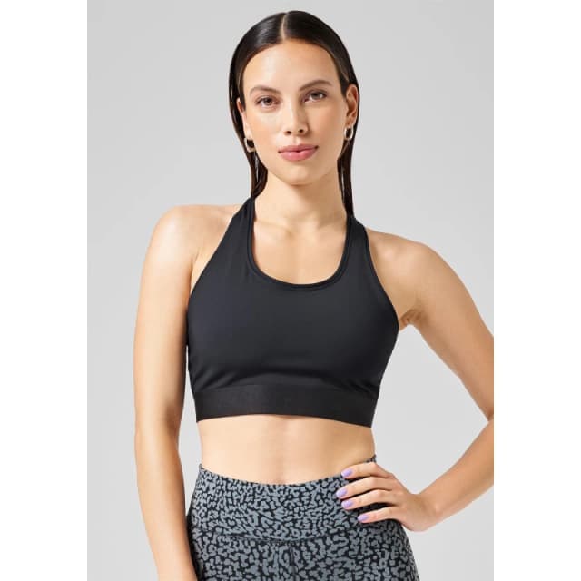 Casall Womens Medium Impact Sports Bra Black female 8 (XS)