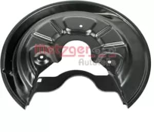 METZGER Brake Disc Back Plate 6115004 Rear Brake Disc Back Protection Plate,Rear Brake Disc Cover Plate VW,AUDI,SKODA,Golf V Schragheck (1K1)