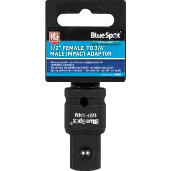 Bluespot - 02069 1/2' Female to 3/4' Male Impact Adaptor