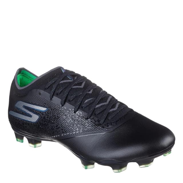 Skechers Razor Elite Adults Firm Ground Football Boots Black/Silver male 6 (39.5)