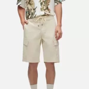 BOSS Orange Sisla Cotton-Blend Twill Cargo Shorts - L