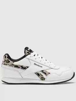 Reebok Girls Animal Royal Classic Jogger 3.0 - White, Size 12