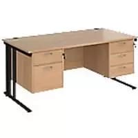 Dams International Desk MCM16P23KB 1,600 x 800 x 725 mm