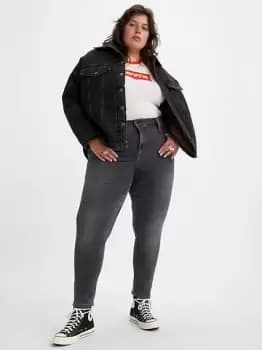 721 High Rise Skinny Jeans (Plus Size) - Black