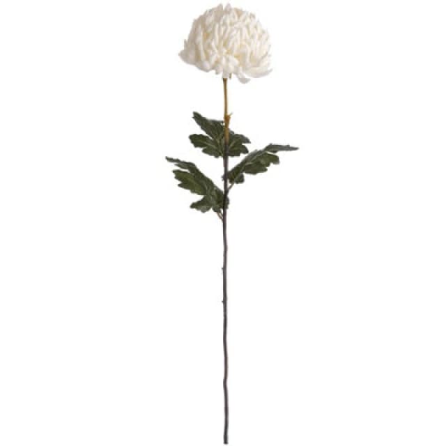 Hill Interiors Artificial Large Chrysanthamum Off White (One Size)