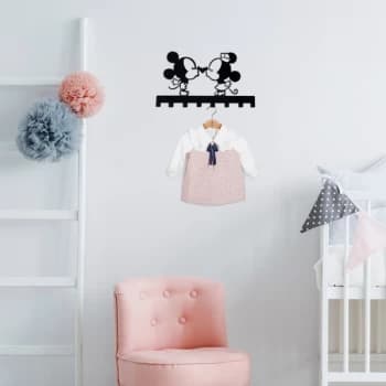 Bear - Black Metal Wall Hook