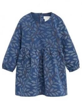 Mango Baby Girls Floral Print Long Sleeve Dress