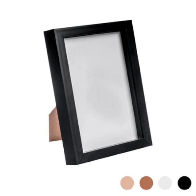 Nicola Spring A5 (6 X 8") Photo Frame - Black - 3D Photo Frame Picture Frame Box Portrait Display Case (23.5 X 17Cm)