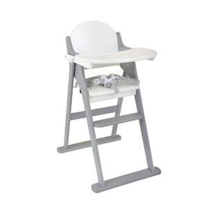 East Coast Nursery Folding Highchair White Grey