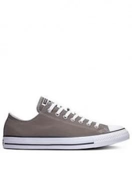 Converse Chuck Taylor All Star Ox - Charcoal/White , Charcoal/White, Size 3, Women
