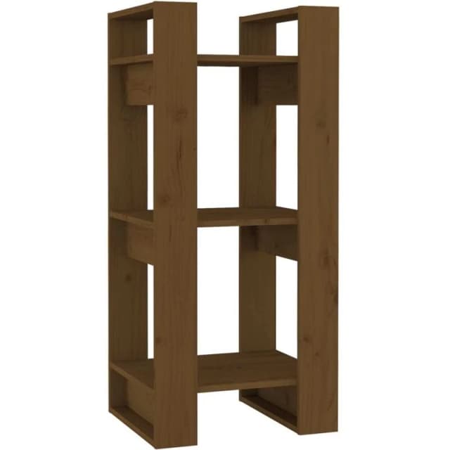 VIDAXL Vidaxl - Book Cabinet/Room Divider Honey Brown 41x35x91cm Solid Wood 8720286905005