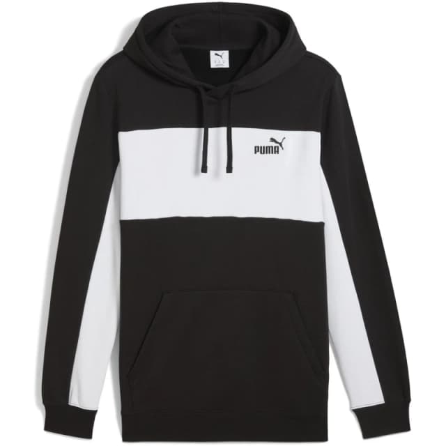 Puma Mens Ess Block Hoodie Puma Black male S