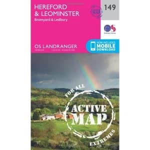 Hereford & Leominster, Bromyard & Ledbury by Ordnance Survey (Sheet map, folded, 2016)