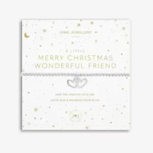 A Little Wonderful Friend Silver 17.5cm Stretch Bracelet 5428