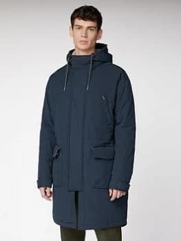 Ben Sherman Fishtail Parka - Midnight Blue, Midnight, Size L, Men