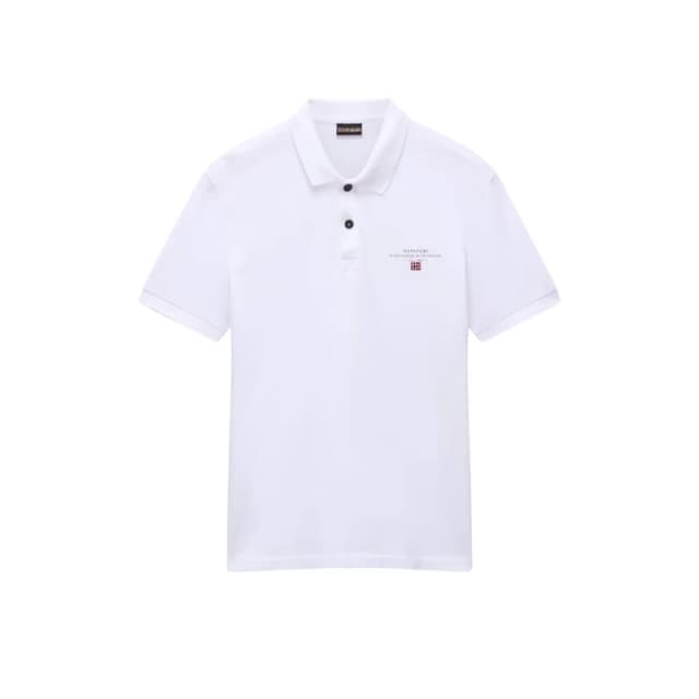 Polo shirt Napapijri Elbas Jersey Blanc Male XS