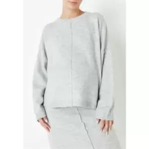 Missguided Recycled Grey Seam Detail Maternity Jumper - Grey