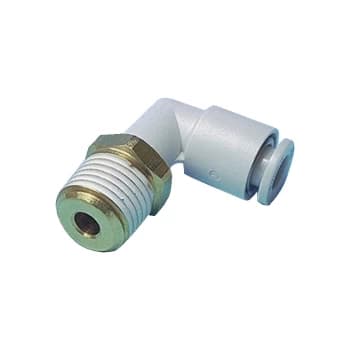 KQ2L06-01AS Push Fit Elbow & Male Thread 6 X R1/8