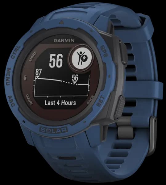 Garmin Watch Instinct Solar Tidal Blue - Black GMN-252