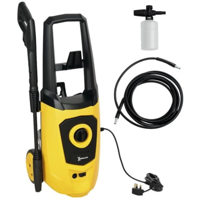 DURHAND High-Performance Power Washer 1800W, 150 Bar, 510 L/h, Yellow Yellow
