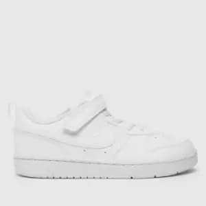 Nike White Court Borough Low Recraft Junior Trainers