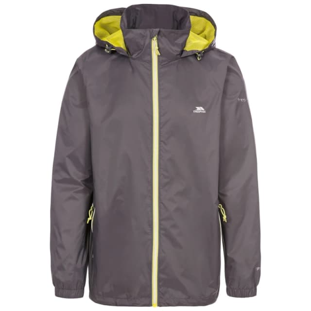 Trespass Trespass Men Briar Waterproof Jacket in Dark Grey Size: X-Small Dark Grey XS Male 5063527717924
