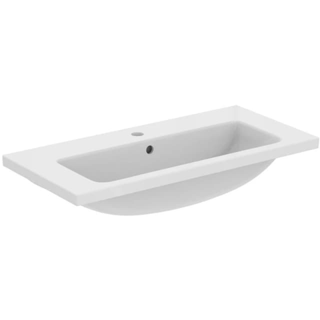 Ideal Standard Ideal Standard - I.Life s Compact Wall Hung Basin 800mm Wide - 1 Tap Hole T458901