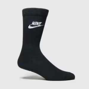 Nike Black & White Everyday Crew Socks 3 Pack