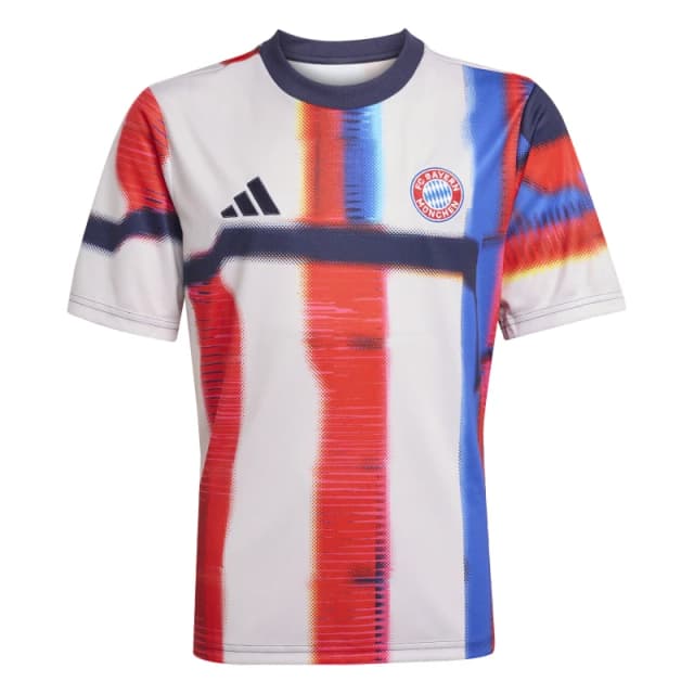 adidas Kids adidas Bayern Munich Pre-Match 2025 2026 Shirt Navy Blue/White unisex 7-8 Years