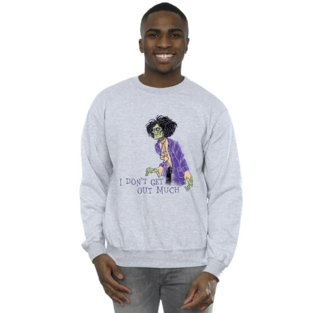 Disney Men Hocus Pocus Don't Get Out Much Sweatshirt in Grey Size: Small Grey S Male 5063153113299