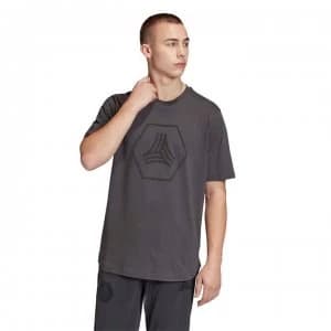 adidas Mens Football Tango Logo T-Shirt - Grey