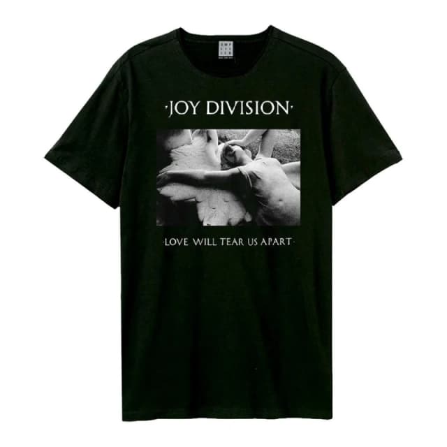 Amplified Amplified Men Love Will Tear Us Apart Joy Division T-Shirt in Black Size: X-Small Black XS Male 5063852062737
