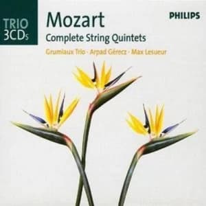Complete String Quintets Grumiaux Trio Gerecz Lesueur by Wolfgang Amadeus Mozart CD Album