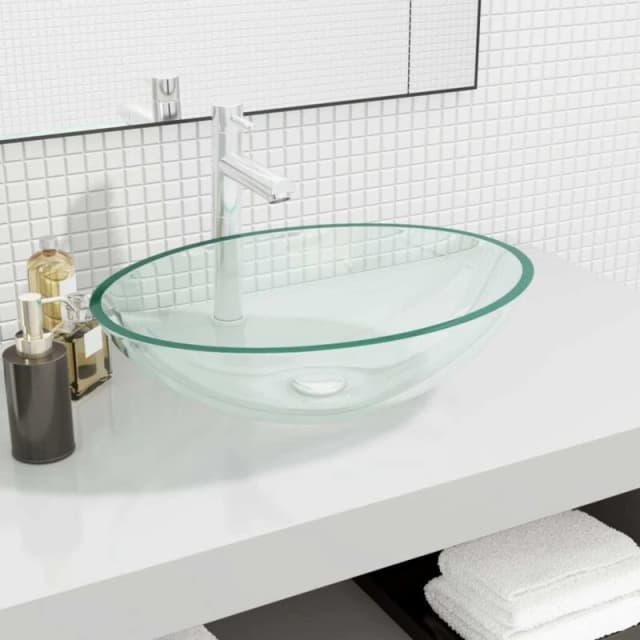 vidaXL Basin Ceramic White 41x30x12 cm, White 142339