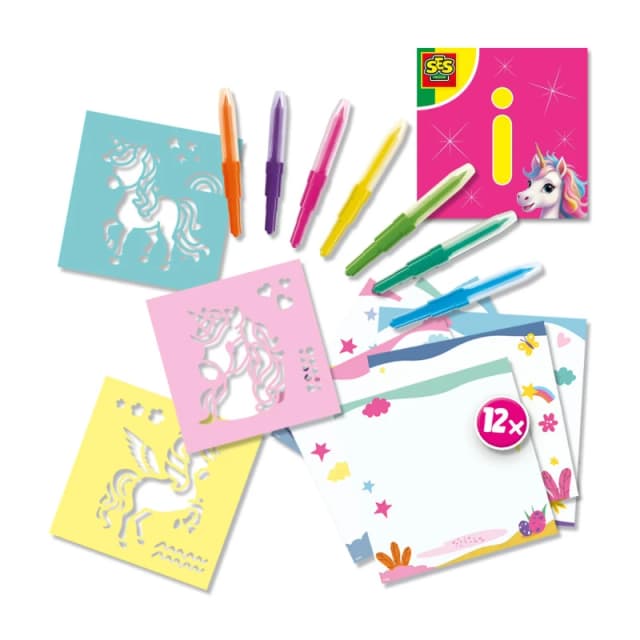 SES Creative Unicorn - Blow airbrush pens Multi unisex One Size
