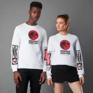 Jurassic Park Primal Warning Unisex Sweatshirt - White - S