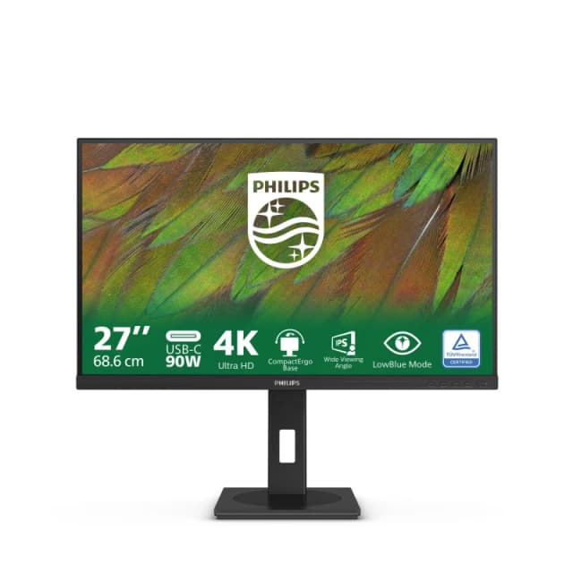 Philips 3000 series 27B1U3900/00 computer monitor 68.6cm (27") 3840 x 2160 pixels 4K Ultra HD LCD Black 27B1U3900/00