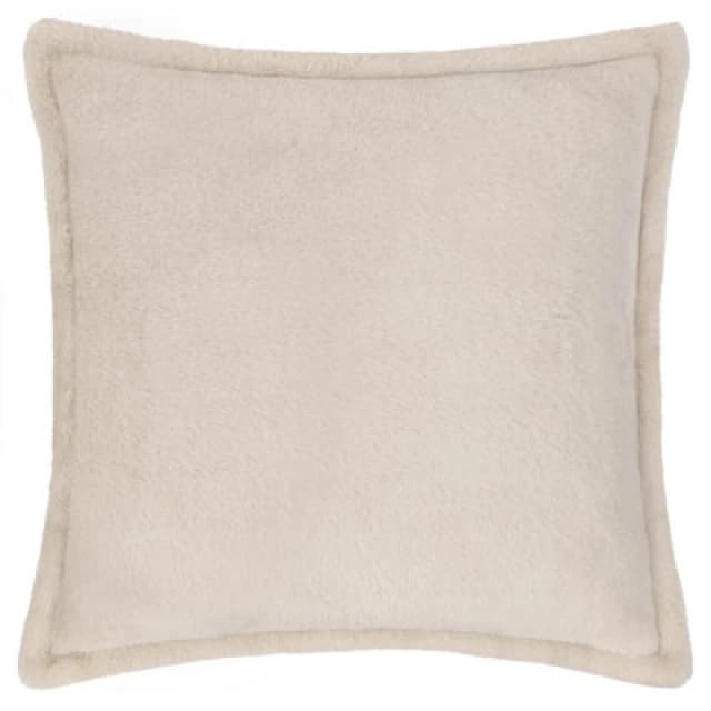 Furn Furn Kallu Plush Faux Fur Cushion in Natural Size: 45cm x 45cm Natural 45cm x 45cm Unisex 5025532814791